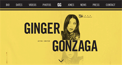 Desktop Screenshot of gingergonzaga.com